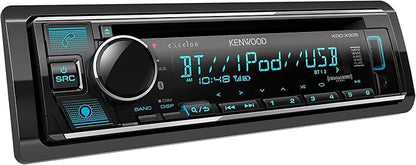 KENWOOD KDC-X305 CD Receiver, Bluetooth, Alexa Built-in, Front USB and AUX, Variable Illumination, SiriusXM Ready, Spotify, Pandora Link for iPhone or Android Phone | Plus SXV300V1 SiriusXM Tuner
