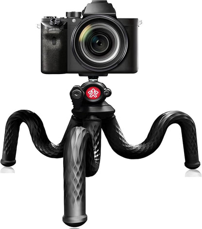 Tripod for iPhone, Goocong Flexible Tripod for Phone Camera with Cell Phone Mount for Samsung Google Smartphone, DSLR Camera