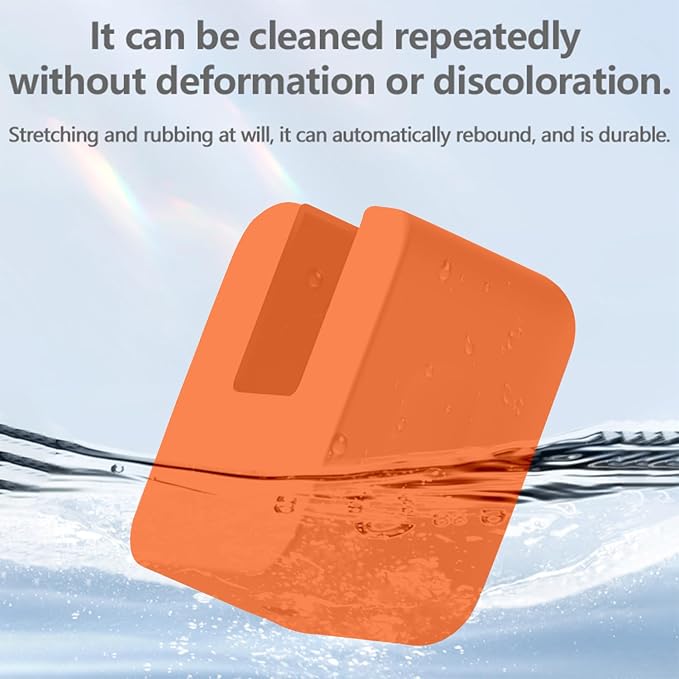 40W Dynamic (up to 60W) Soft Silicone Charger Protector Case for iPhone 17/16 Pro/Max, 40W Dynamic Power Adapter Sleeve Cover for MacBook Air 13 13.6 15 inch M4 M3 M2 M1 2025-2018 Release, Orange
