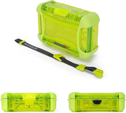 Nanuk 330-0002 Nano Series Waterproof Large Hard Case for Phones, Cameras and Electronics (Lime)