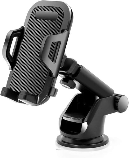SONKIR Car Phone Mount, Dashboard & Windshield Cell Phone Holder Stand with One-Touch Design 360° Rotation for All Smartphones