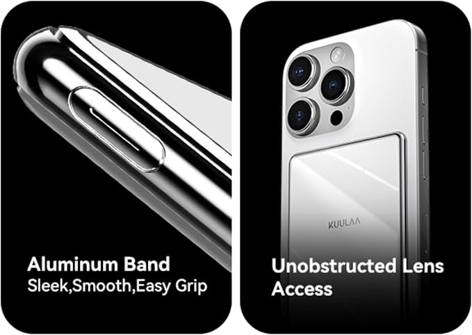 Kuulaa Magnetic Power Bank 5000mAh 0.27'' Ultra Slim Portable Charger Magsafe Battery Pack for iPhone Air/16 Pro Max/15/14/13/12 Mini, White