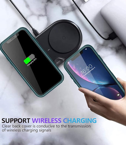 Diverbox for iPhone Xr Case [Shockproof] [Dropproof] [Dust-Proof],Heavy Duty Protection Phone Case Cover for Apple iPhone XR (Dark Green)