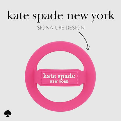 kate spade new york Magnetic Phone Loop Grip - Removable and Collapsible - Pom Pom Pink