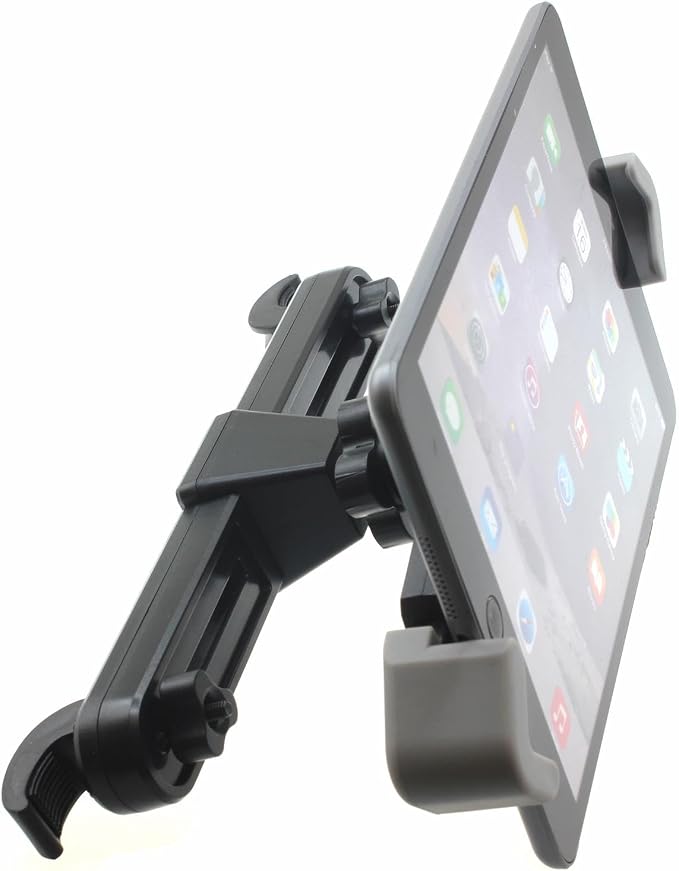 Car Headrest Mount Holder Seat Back Compatible with Samsung Galaxy Tab S9 FE/S7 FE/S9 FE Plus, Cradle Swivel Tablet Dock