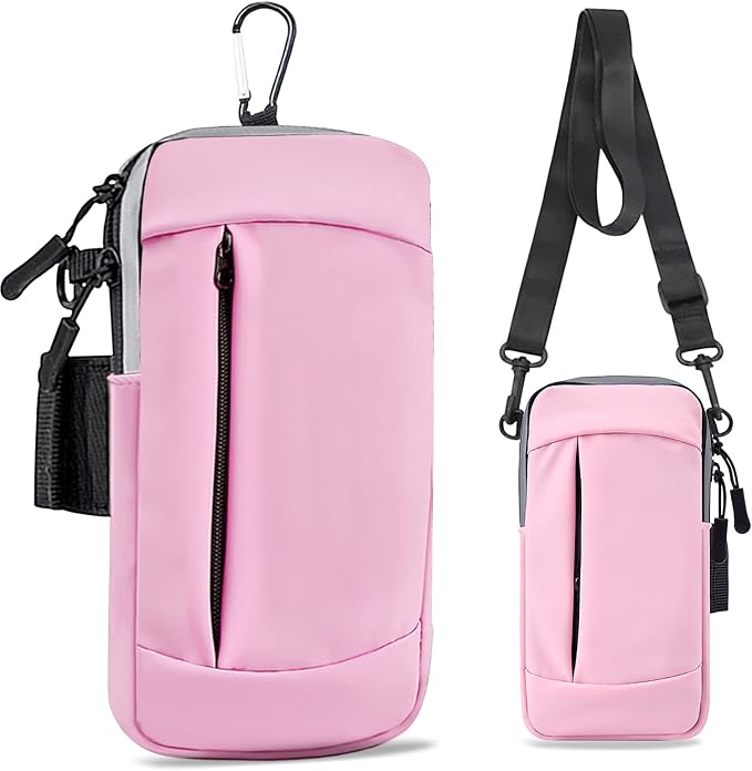 Phone Holder for Running Armband Small Crossbody Bags for Women Kids, iPhone 17 16 16e 15 14 13 12 11 Pro Max Xs Xr X Plus SE Mini Galaxy Ultra Edge S26 S25 S24 S23 Note Purse Sports Arm Band