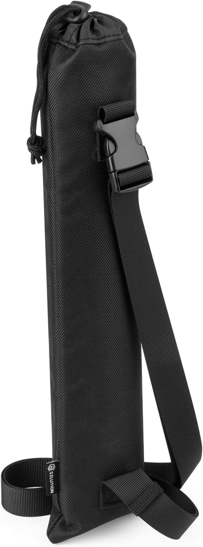 Travel Carrying Case for Selfie Stick All in One Extendable Cell Phone Tripod Stand with Remote, Nylon Monopod Storage Bag Fits Folded Phone Tripod & Selfie Stick up to 14.5" (Bag Only)