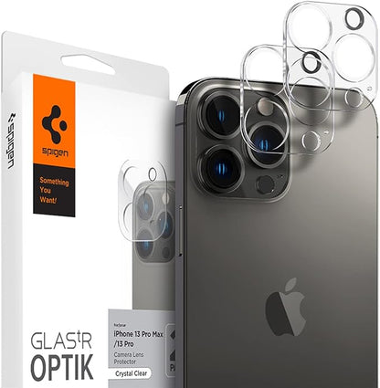 Spigen Camera Lens Screen Protector [GlasTR Optik] Designed for iPhone 13 Pro Max (2021) / iPhone 13 Pro (2021) - Clear [2 Pack]…