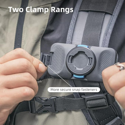 Pocket3 Magnetic Backpack Shoulder Strap Clip Mount, Magnetic Quick Release Backpack Mount, Bag Belt Shoulder Strap Holder with Extended Border Compatible with DJI Osmo Pocket 3