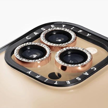 CASETiFY Camera Lens Gem [Easy Application] for iPhone 16 Pro / 16 Pro Max - Desert Gold