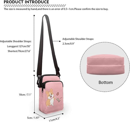 DISNIMO Small Crossbody Bags for Women Trendy Cross Body Cell Phone Shoulder Bags Purses with Adjustable Strap