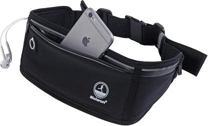 Slim Running Belt Fanny Packs for Women Men, Phone Holder for Running Hiking