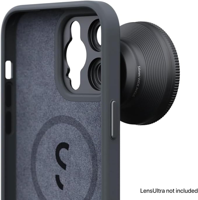 ShiftCam iPhone 14 Cases (Leather, iPhone 14 Pro) Dark Grey