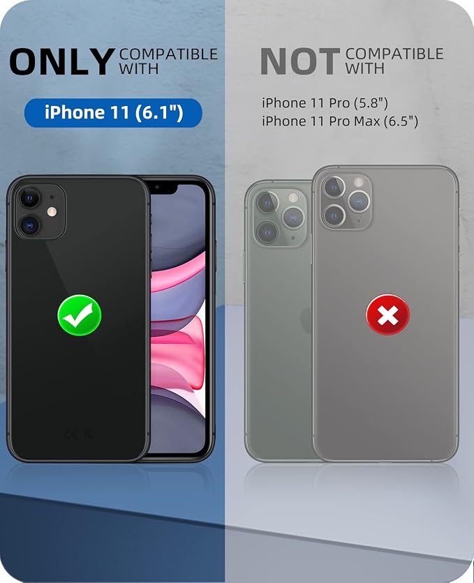 WIFORT for iPhone 11 Waterproof Case - [Certified Water Proof & Military Protection] with [Built-in Screen Protector], Full Body Shockproof Phone Case Cover for iPhone 11 6.1" - Teal