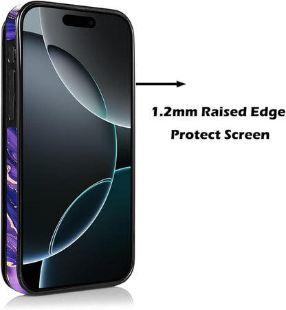 uCOLOR for iPhone 17 Pro Wallet Case with Card Holder PU Leather RFID Blocking Design iPhone 17 Pro flip case for Women Men Magnetic Clasp Kickstand Design 6.3 inch (Amethyst Dreams)