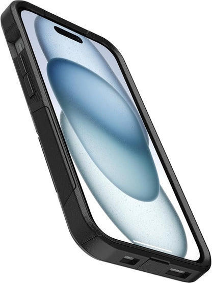 OtterBox iPhone 17e, 16e, 15, 14, & 13 Commuter Series Case - Black, Slim & Tough, Pocket-Friendly, with Port Protection