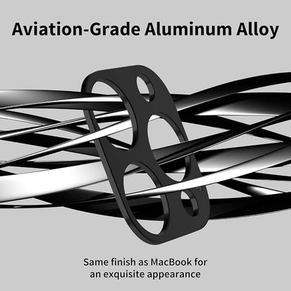 SWITCHEASY LenShield Aluminum Alloy Camera Lens Protector for 2024 iPhone 16 6.3" Pro, 16 6.9" Pro Max - Titanium Black