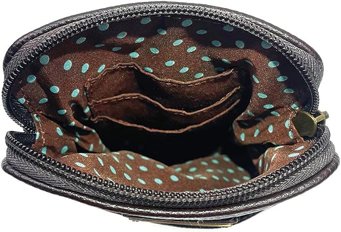 CHALA Dazzled Cell Phone Crossbody Purse-Women PU Leather Multicolor Handbag with Adjustable Strap