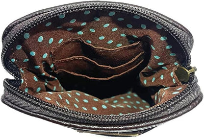 CHALA Dazzled Cell Phone Crossbody Purse-Women PU Leather Multicolor Handbag with Adjustable Strap