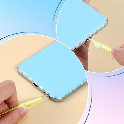 10 Pcs Phone Charge Port Cleaning Tool Kit Anti-Clogging Mini Brushes Cleaner Charging Port Cleaner Dual Side Multifunction Tools for Phone Camera Lens Speaker and Receiver