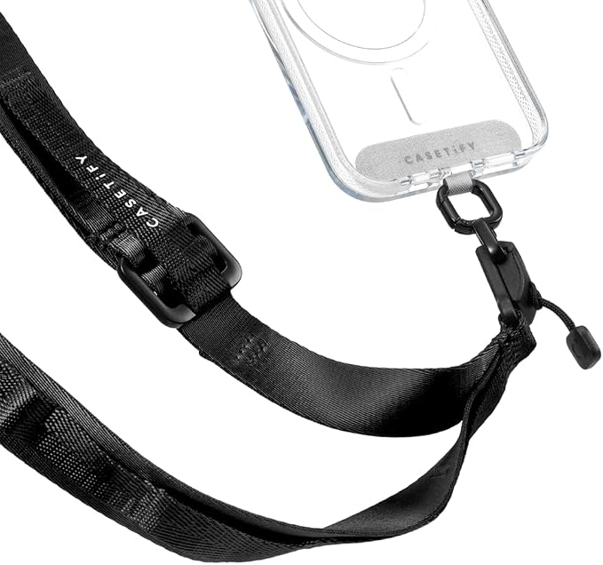 CASETiFY Fidlock Snappy Cross-body Strap - Black/Mulberry