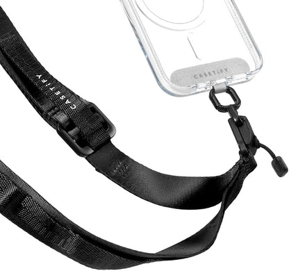 CASETiFY Fidlock Snappy Cross-body Strap - Black/Mulberry