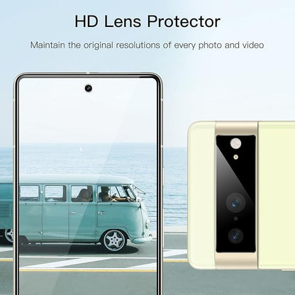 JETech Screen Protector for Google Pixel 7, 2+2 Pack | with Camera Lens Protector, HD Clear Tempered Glass, Anti-Scratch Protection, Easy Installation Tool