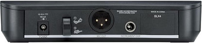 Shure BLX14/CVL Wireless Microphone System - 14-Hour Battery Life, 300 ft Range, UHF | Includes CVL Lavalier Mic, Bodypack Transmitter, Single Channel Receiver | J11 Band (BLX14/CVL-J11)