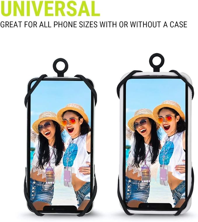 Gear Beast Cell Phone Wrist Strap Mobile Phone Holder Wristlet with Card Pocket Compatible with iPhone, Galaxy & Most Smartphones