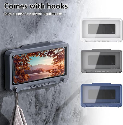 Phone Holder Bathroom Waterproof Home Wall Phone Case Stand Box Self Adhesive