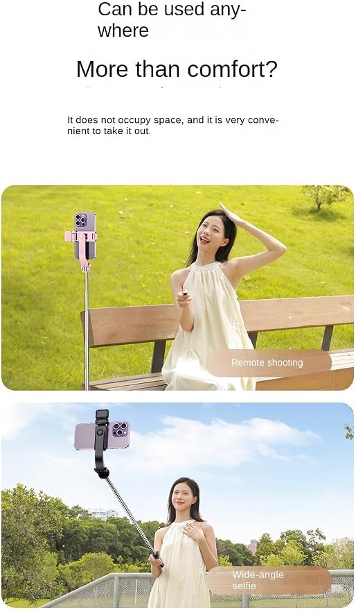 Tianle Selfie Stick, 67 Inch Phone Tripod Extendable Cell Phone Tripod Stand with Wireless Remote and Phone Holder Compatible with iPhone Android Phone for Selfie, Video Recording, Photo