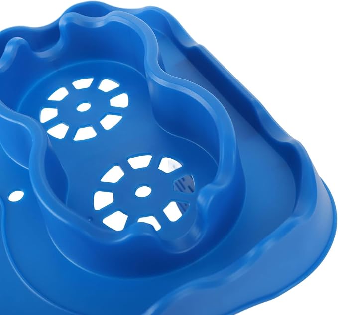 Hot Tub Table, Foldable Bathtub Side Table with 2 Cup Holders Adjustable Hot Tub Tray with Drain Holes for Spa Swimming Pool Bathtub(Blue)