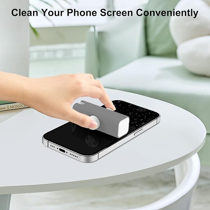 haino Glasses Cleaner, Travel Eyeglass Cleaner, Multifunctional Glasses Cleaning Kit with Microfiber Cleaning Cloth, Portable Screen Cleaner