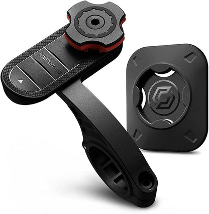 Spigen Life Gearlock Bike Phone Mount/Bike Phone Holder with Universal Adapter for Motorcycle, Classic, Electric, Scooter and Mountain Bike - Compatible with Most Phones