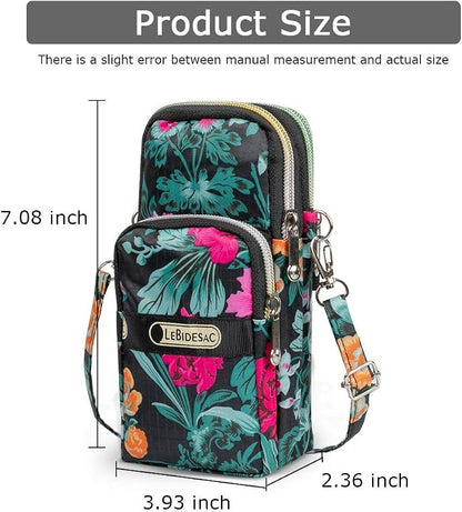 Sports Armband Outdoor Sweat-Proof Running Armbag Cross-Body Shoulder Casual Wallet Purse Gym Fitness Cell Phone Bag Key Holder for iPhone 13 PRo/12 Pro/Xs Max/Xr,Galaxy S10 Plus, P30 Pro (#19)