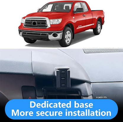 Car Phone Holder for Toyota Tundra 2007-2013 and Toyota Sequoia 2008-2017 Auto Interior Accessories Best Cell Phones Mount Cellphone Mobile Cradle Charging Navigation GPS Bracket Screen Stand