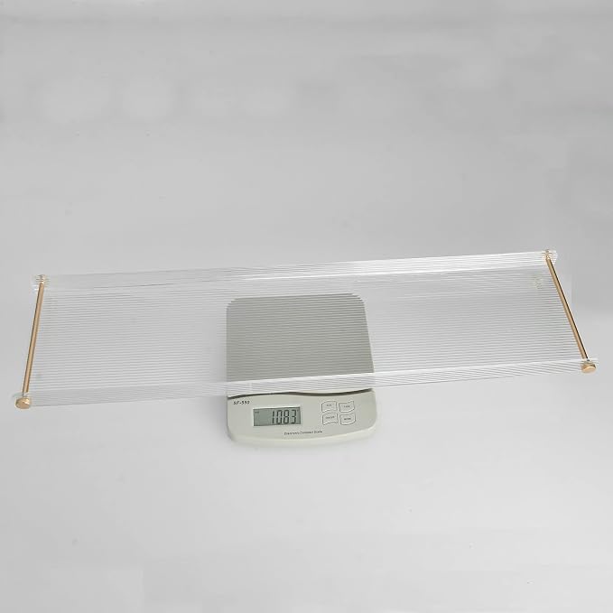 Bathtub Caddy Tray for Luxury Bathroom Bath tub Table Caddy Tray Shelf for Shower with Gold Handles fits All bathtubs