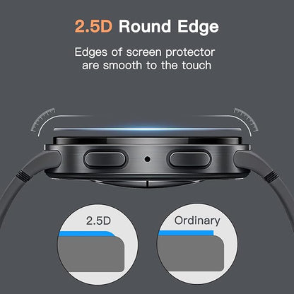 JETech Screen Protector for Samsung Galaxy Watch 9/8 40mm, 3-Pack | Tempered Glass Protection, HD Clear, Anti-Scratch Design