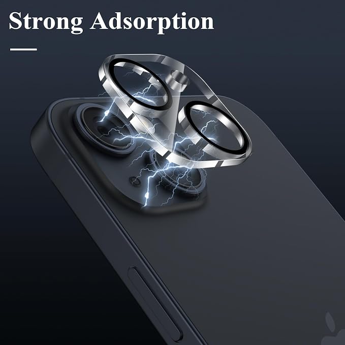 YWXTW [5 Pack Designed for iPhone 14 Camera Lens Protector, for iPhone 14 Plus Camera Lens Protector, Night Shooting Mode, Anti Scratch HD Clear 9H Hardness Tempered Glass