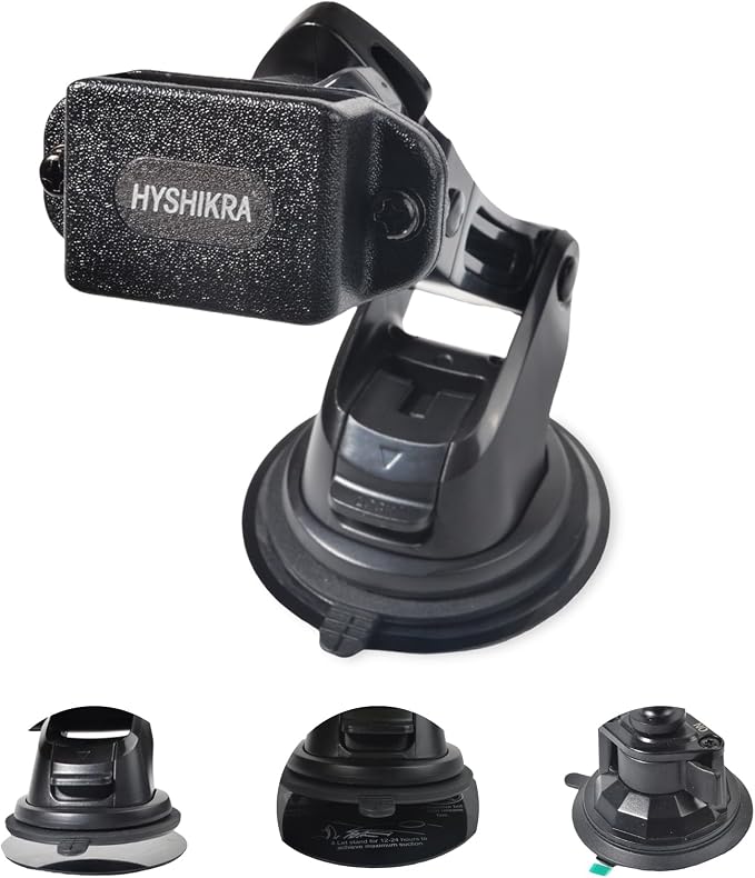 UAYESOK Dashboard Windshield Suction Cup Disk Mounting Pad Plate for Car Phone Holder Handheld Radio Mount, 78mm Strong Adhesive Disc (3 Packs)
