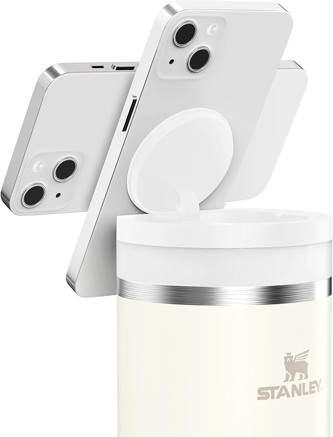 Phone Holder with Magnetic for Stanley Quencher H2.0 FlowState 40 OZ Tumbler Lids for Stanley Cup Accessory for Gym Office Home Car