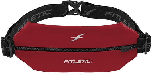 Fitletic Active Lifestyle Fanny Pack & Mini Sports Running Belt For Men & Women – Lightweight, Low Profile- Ultra-Soft Expandable Lycra Pouch - Fits All Phones – Inner Pocket