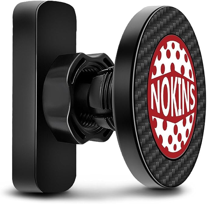 NOKINS Magnetic Golf Cart Phone Holder Fits EZGO, Club Car, Yamaha, Compatible with iPhone 16/15/14/13/12 Series, 360° Rotation, Strong Magnet, Golf Cart Accessories for Men&Women - Golf Gifts