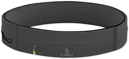 FlipBelt Zipper Running Belt, Waist Pack for Fitness and Running, US Company