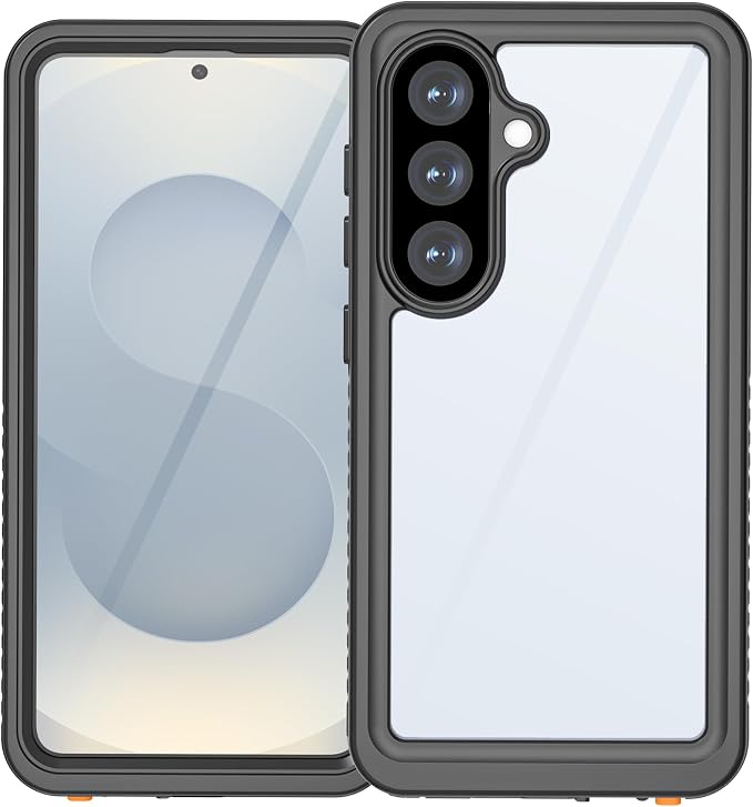 for Samsung Galaxy S26 Waterproof Case, Military-Grade Full Body Defense: IP68 Underwater Protection, Built-in Screen Protector & Camera Lens Cover, 10FT Waterproof Shockproof Dustproof. Black