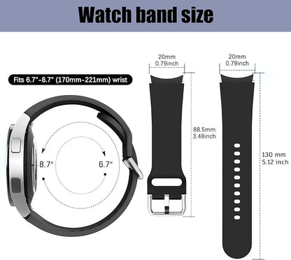 Virgin Mary Lady of Guadalupe Band Compatible with Samsung Galaxy Watch Laser Engraved Silicone 20mm Strap 7/6/5/4 40mm 44mm/Watch 6 Classic Watch 4 46mm 42mm Jesus God Wristband Religious (Black)