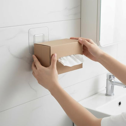 6 PCS Shower Phone Holder, Self-adhesive Sticker Replacement, Wall Mounted Replacement Sticky pads, Waterproof Phone Holder's Hook Replacements Adhesive Strip for Toothpaste Dispenser Wall Mounted