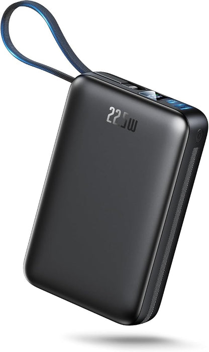 Portable Charger 50000mAh Power Bank,Portable Phone Charger with 2 Built in Cables,22.5W Fast Charging Travel Essentials Battery Pack for iPhone/iPad/MacBook/Android/Samsung