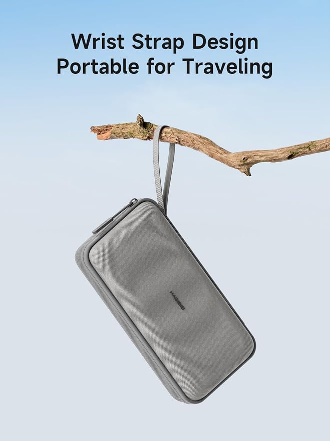 Hagibis Electronics Organizer Travel Case Cable Organizer Bag Pouch Portable Waterproof Carry Case for Cable, Charger,Power Bank, SD Card, Mouse, USB Flash Disk (DPB03 Grey)