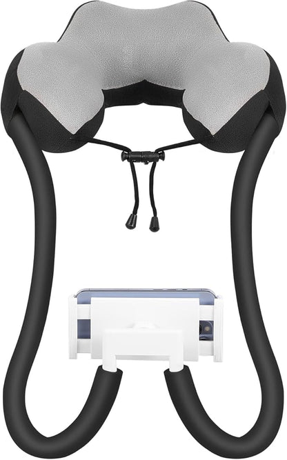 MoKo Neck Phone Holder, Lazy Gooseneck Phone Pillow Holder Bracket, 360° Rotate Phone Tablet Stand for 4"-11" Device, fits iPhone 17/17 Air/17 Pro/17 Pro Max, iPhone 16/Pro/Pro Max/Plus, iPhone 15/Pro